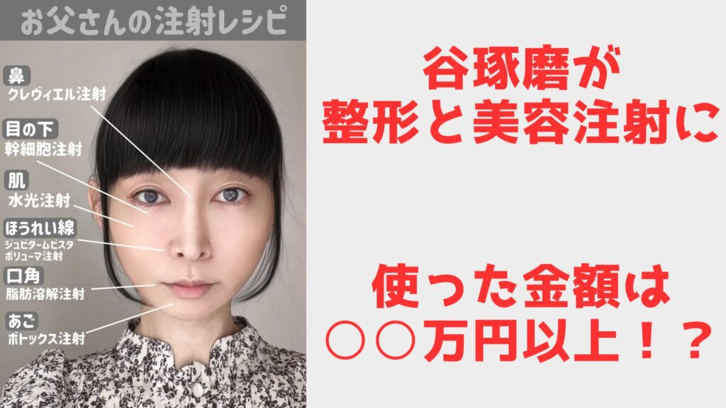 谷琢磨　整形と注射　金額