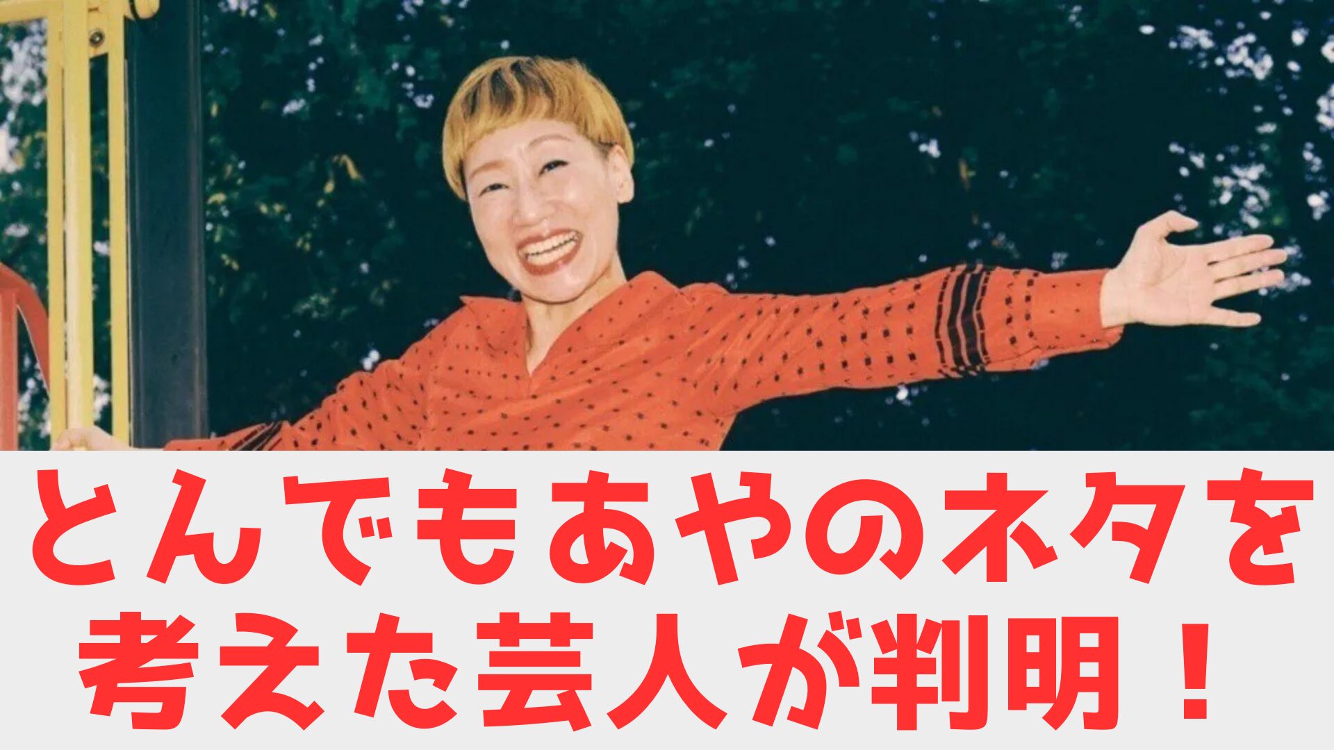 とんでもあや　ねた　誰が考えた