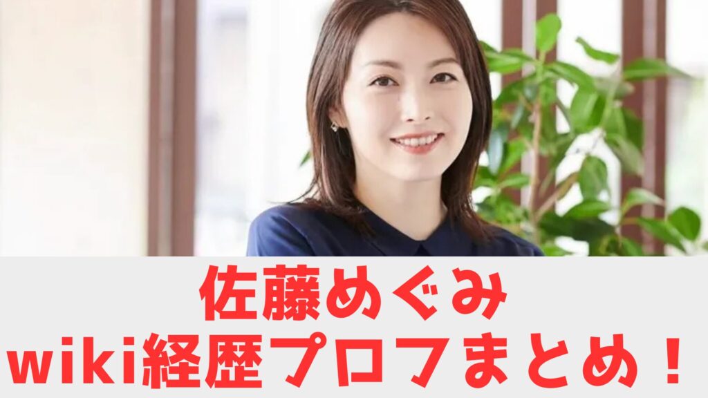佐藤めぐみ　wiki
